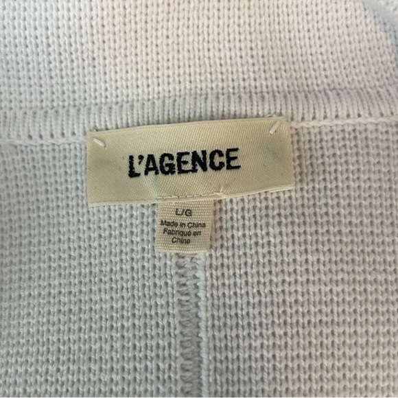 L'Agence Sofia White Knit Blazer NWOT - Picture 12 of 12